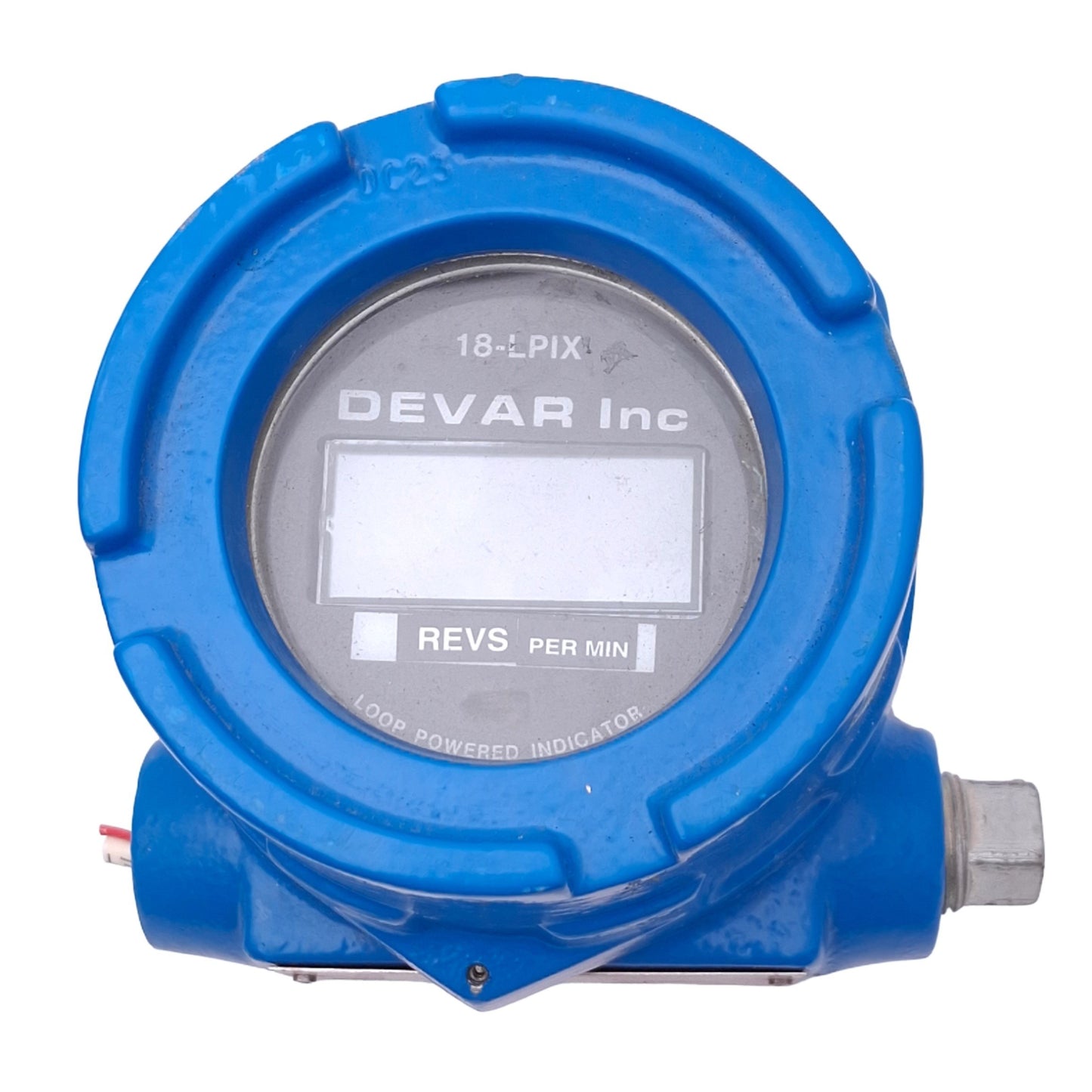 Used DEVAR 18-LPIX Explosion Proof Indicator, 3-1/2 Digit, 4-20mA In, 1/2in NPT