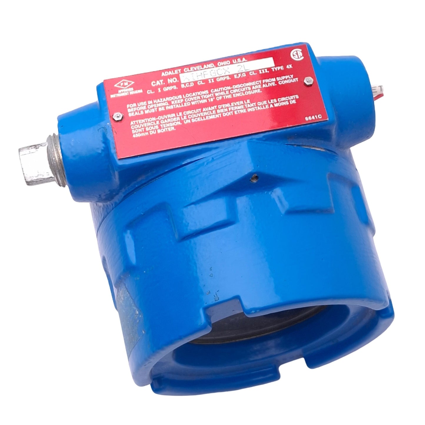 Used DEVAR 18-LPIX Explosion Proof Indicator, 3-1/2 Digit, 4-20mA In, 1/2in NPT