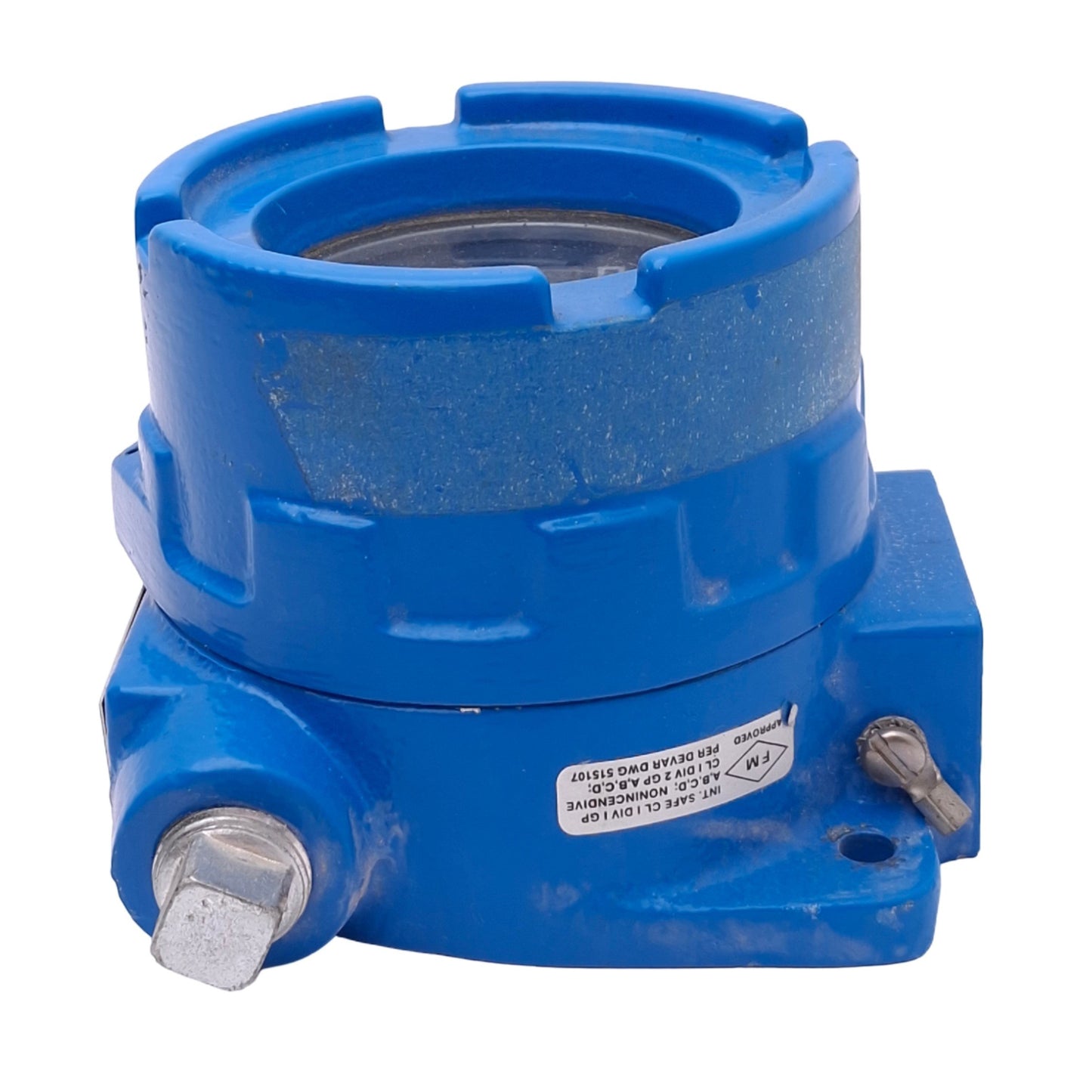Used DEVAR 18-LPIX Explosion Proof Indicator, 3-1/2 Digit, 4-20mA In, 1/2in NPT