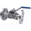 Used PBM SPC-C5L-D35---34 Hastelloy Ball Valve 1/2in Size, 290PSI, ø3.4in OD Flange