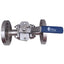 Used PBM SPC-C5L-D35---34 Hastelloy Ball Valve 1/2in Size, 290PSI, ø3.4in OD Flange