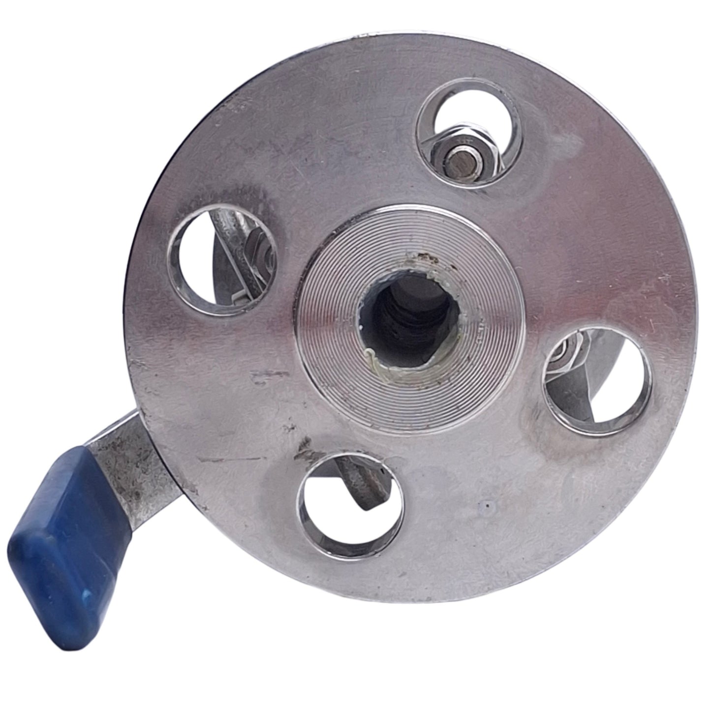 Used PBM SPC-C5L-D35---34 Hastelloy Ball Valve 1/2in Size, 290PSI, ø3.4in OD Flange