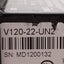 Used Unitronics V120-22-UN2 Vison120 OPLC & HMI, 12x I/O, RS232, 12/24VDC *Latches*