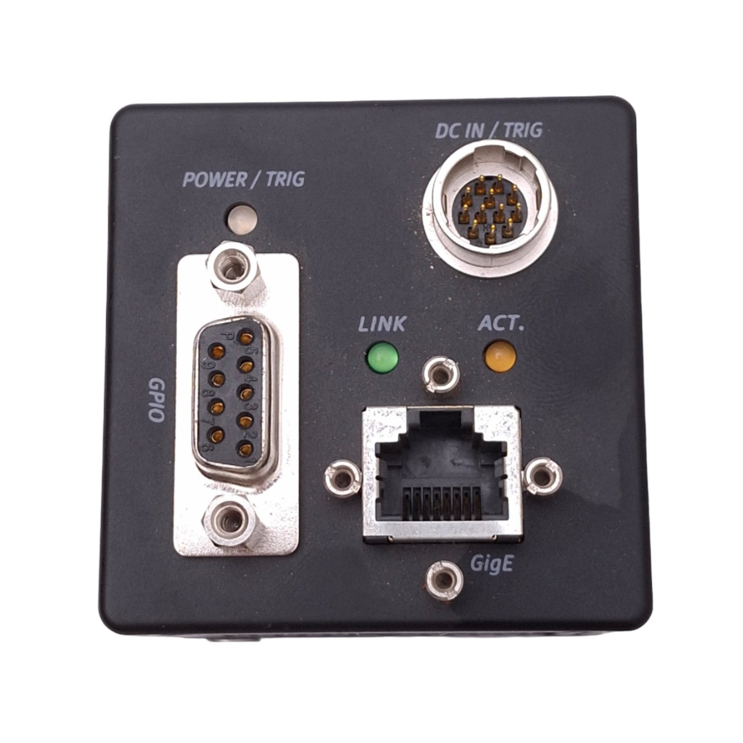 Used JAI BM-500GE GigE 5MP Machine Vision Camera, 2/3", 2456x2058, 15fps, 12-24VDC