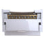 Used Hager KJ01B Brass Busbar Terminal Rated Current 80A, 4-Poles, 86x88x44mm
