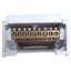 Used Hager KJ01B Brass Busbar Terminal Rated Current 80A, 4-Poles, 86x88x44mm
