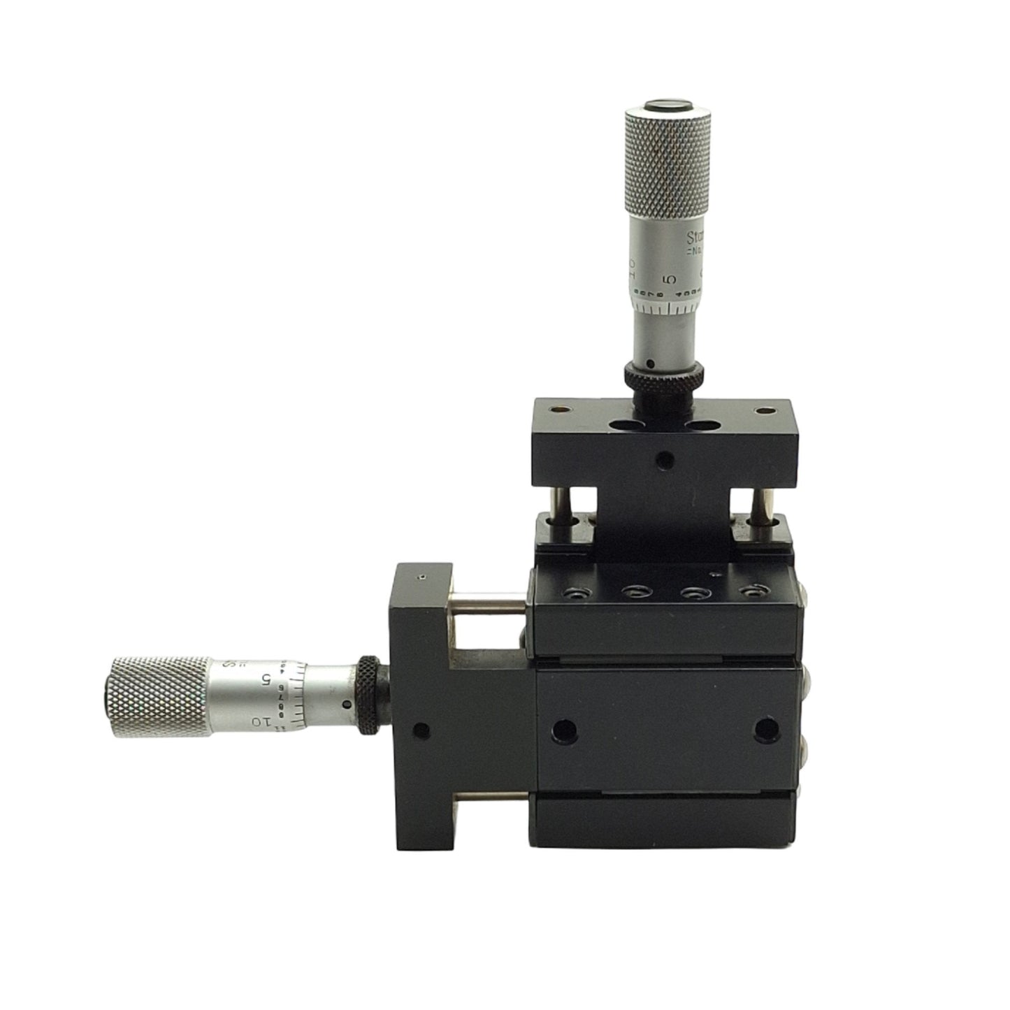 Used Del-Tron 450-XY Ball Slide Positioning Stage 0.23in (6mm) Travel, 20lbs Capacity