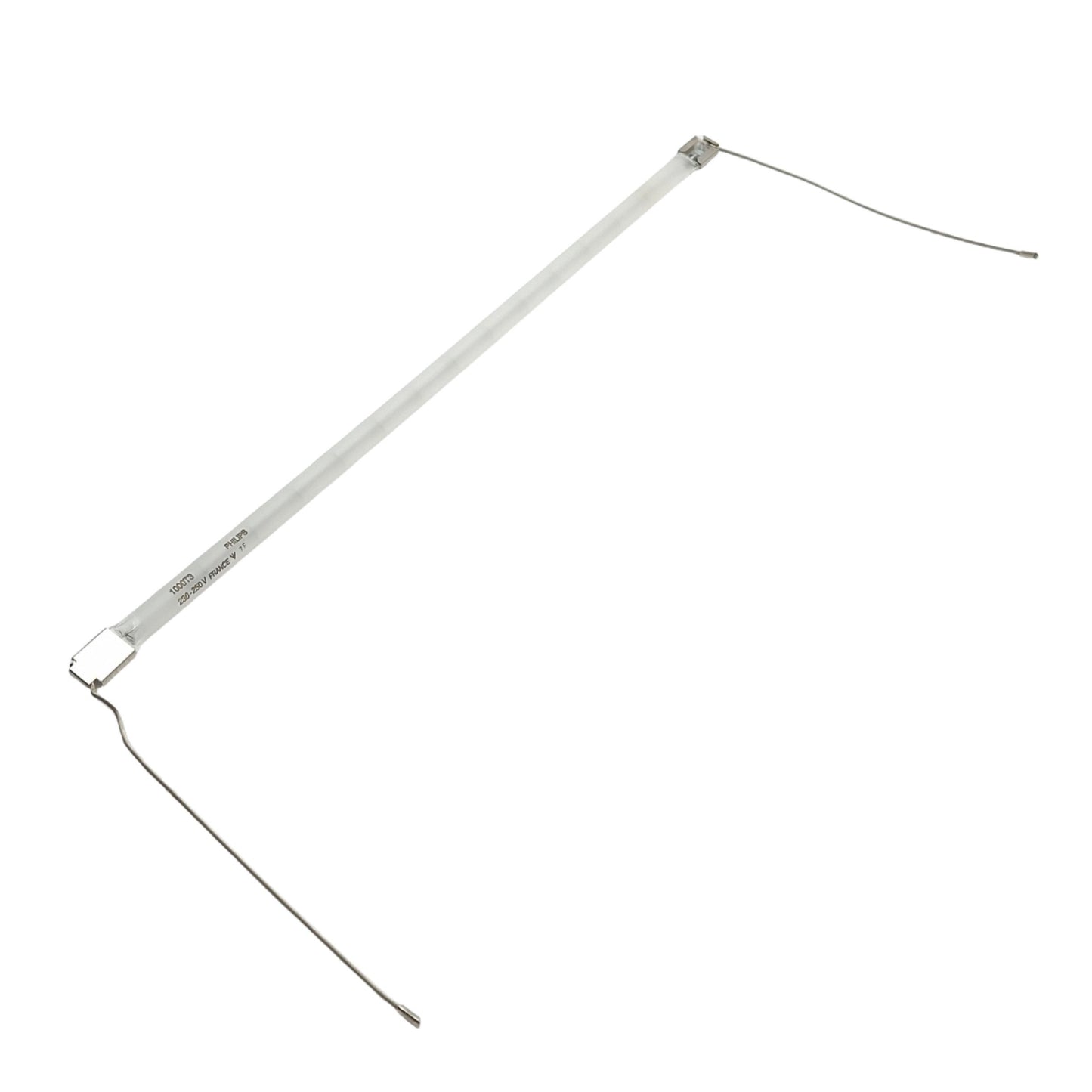 Used Lot of 10 Phillips 1000T3 Infrared Quartz Bulbs, 240VAC 1000W, 351mm Length