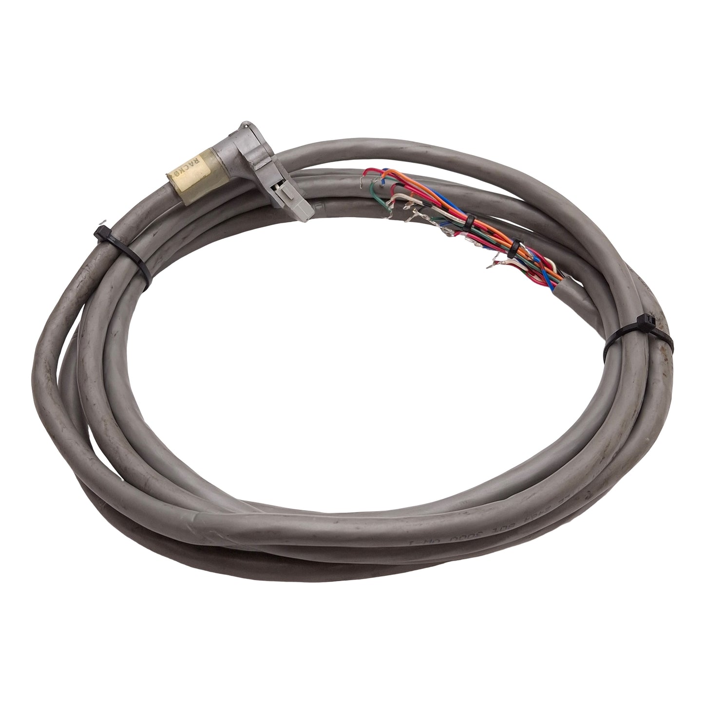 Used Allen Bradley 1492-CABLE25B Prewired Cable For 1746-IB16/IV16/IN16, 20P IDC 2.5m