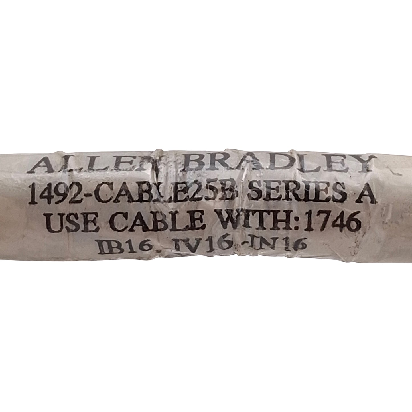 Used Allen Bradley 1492-CABLE25B Prewired Cable For 1746-IB16/IV16/IN16, 20P IDC 2.5m