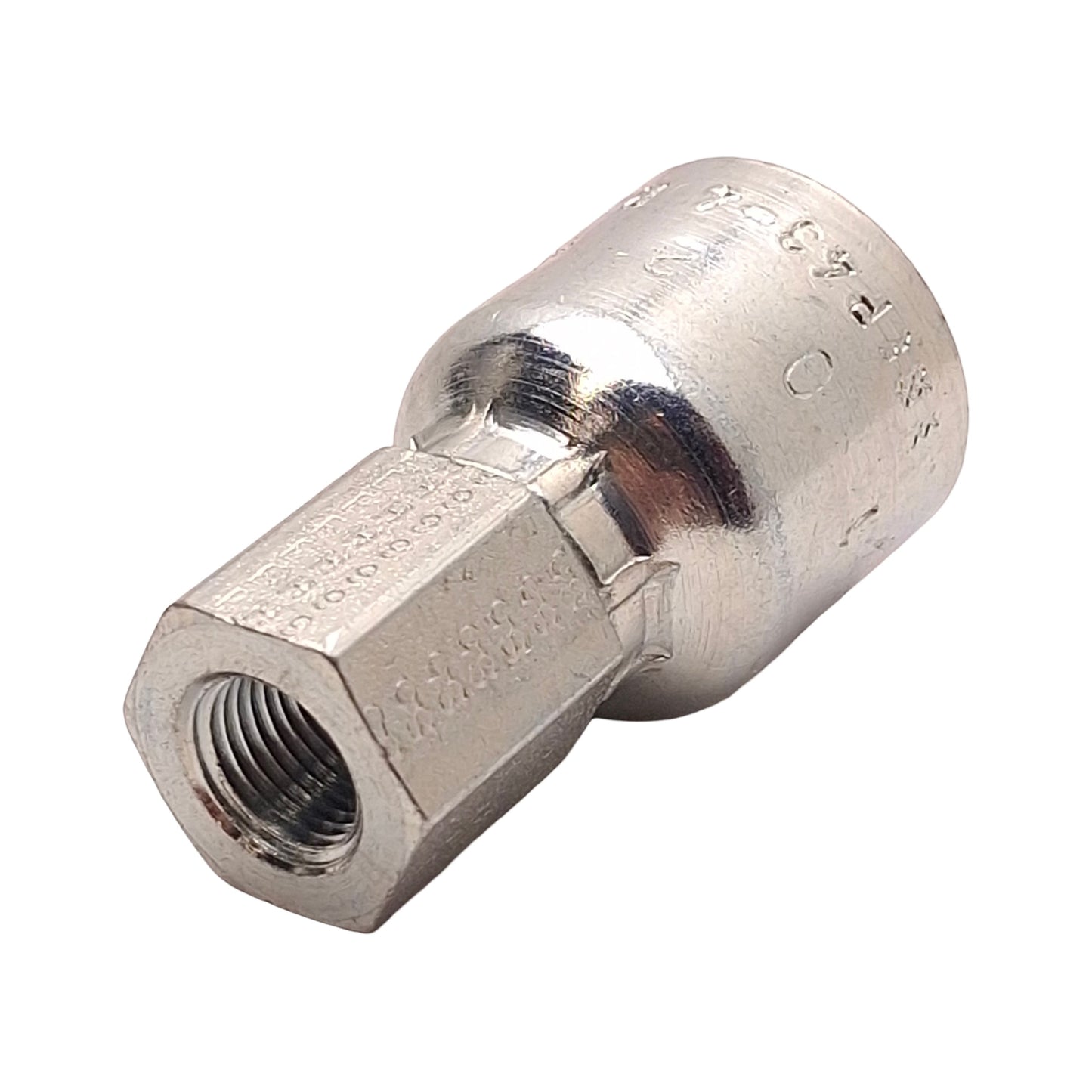 New Lot of 4 Parker PP-00213 Rigid Fitting, 1/8in NPTF Female, -4 Hose, Steel