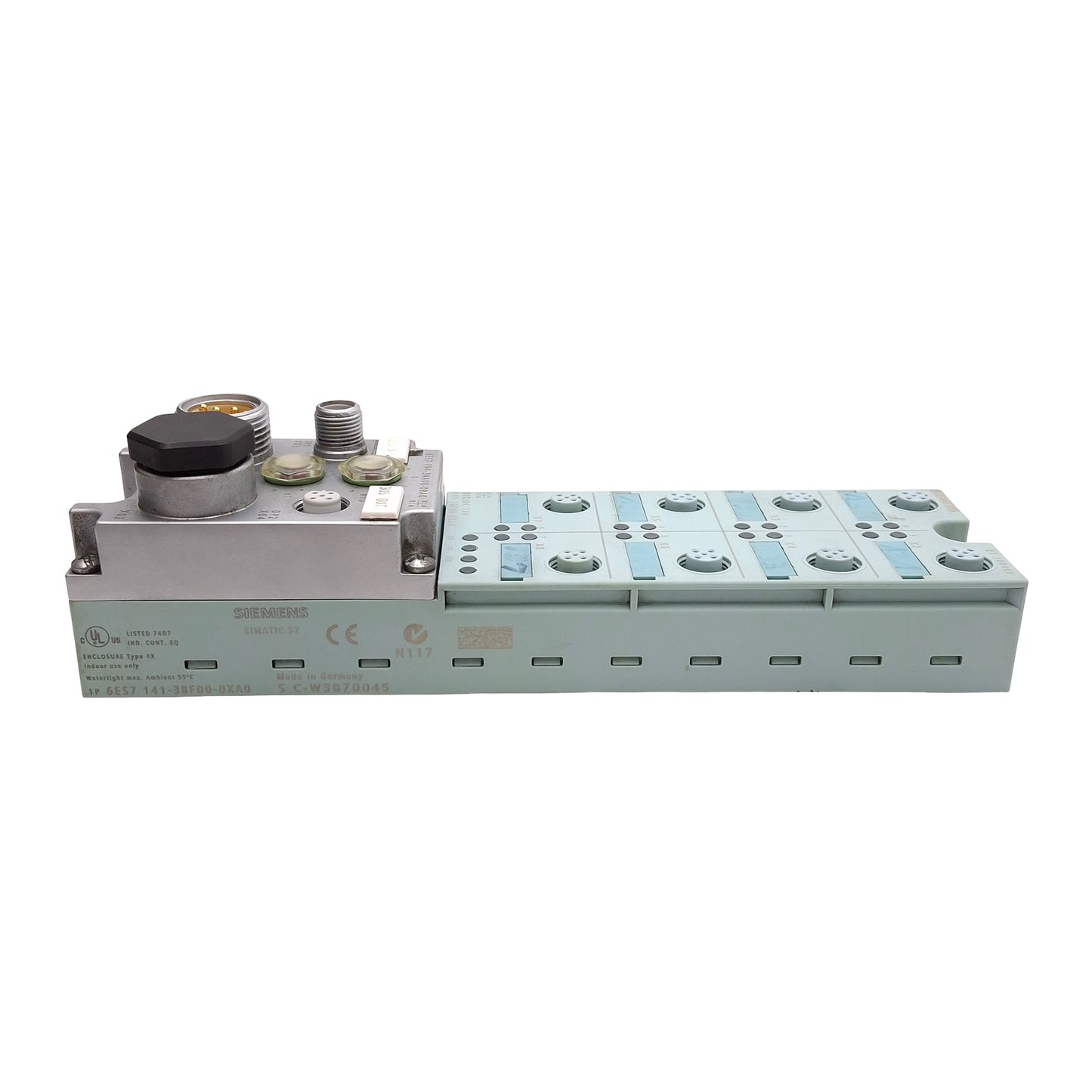 Used Siemens 6ES7 141-3BF00-0XA0 SIMATIC S7 ET 200eco Distributed I/O Station, 24VDC