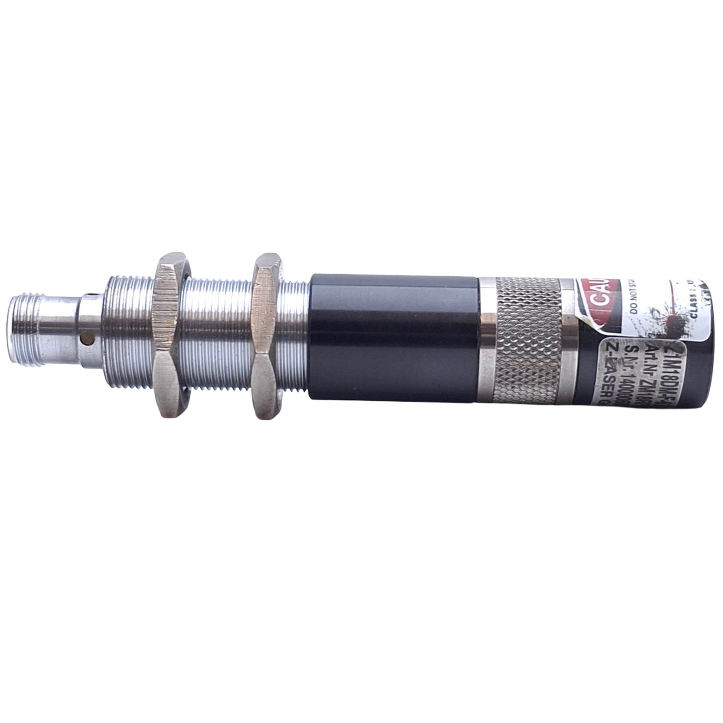Used Z-Laser Z1M18DM-F-635-IG5 Positioning Laser 635nm, 5-30VDC, 4-pin M12 Plug
