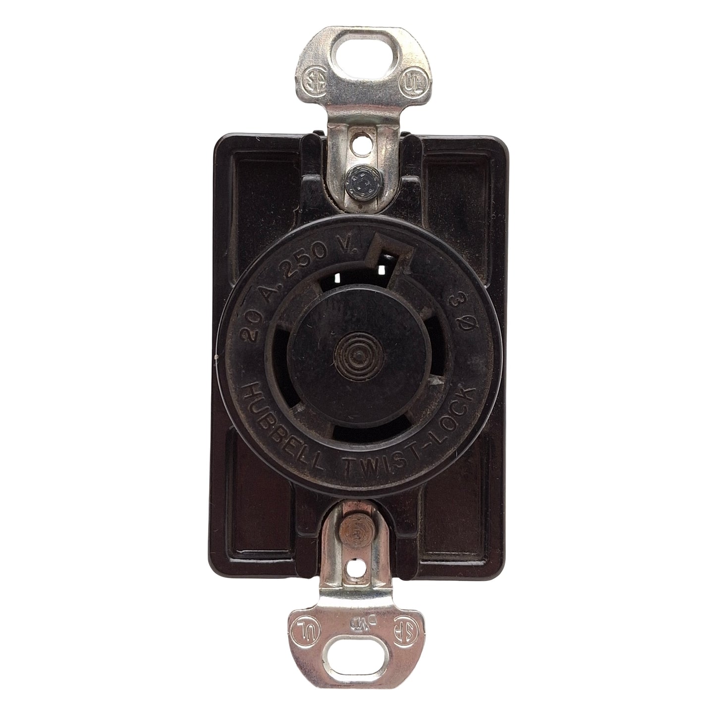 Used Lot of 4 Hubbell Twist-Lock Receptacle, 3-Phase, 20A 250VAC, NEMA L15-20R