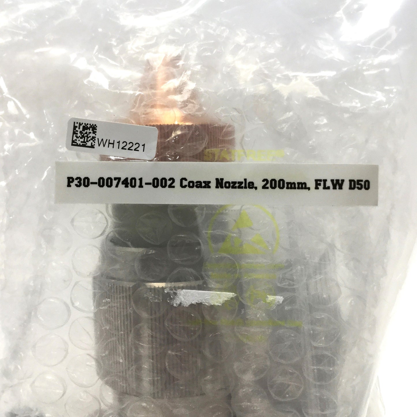 New IPG Photonics P30-007401-002 200mm Coaxial Nozzle for FLW-D50 Laser Welding Head