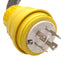 Used Priority Wire P-7K-254013-MSHA Twist-Lock Cable, 3Ø 600VAC 30A, NEMA L17-30, 4ft