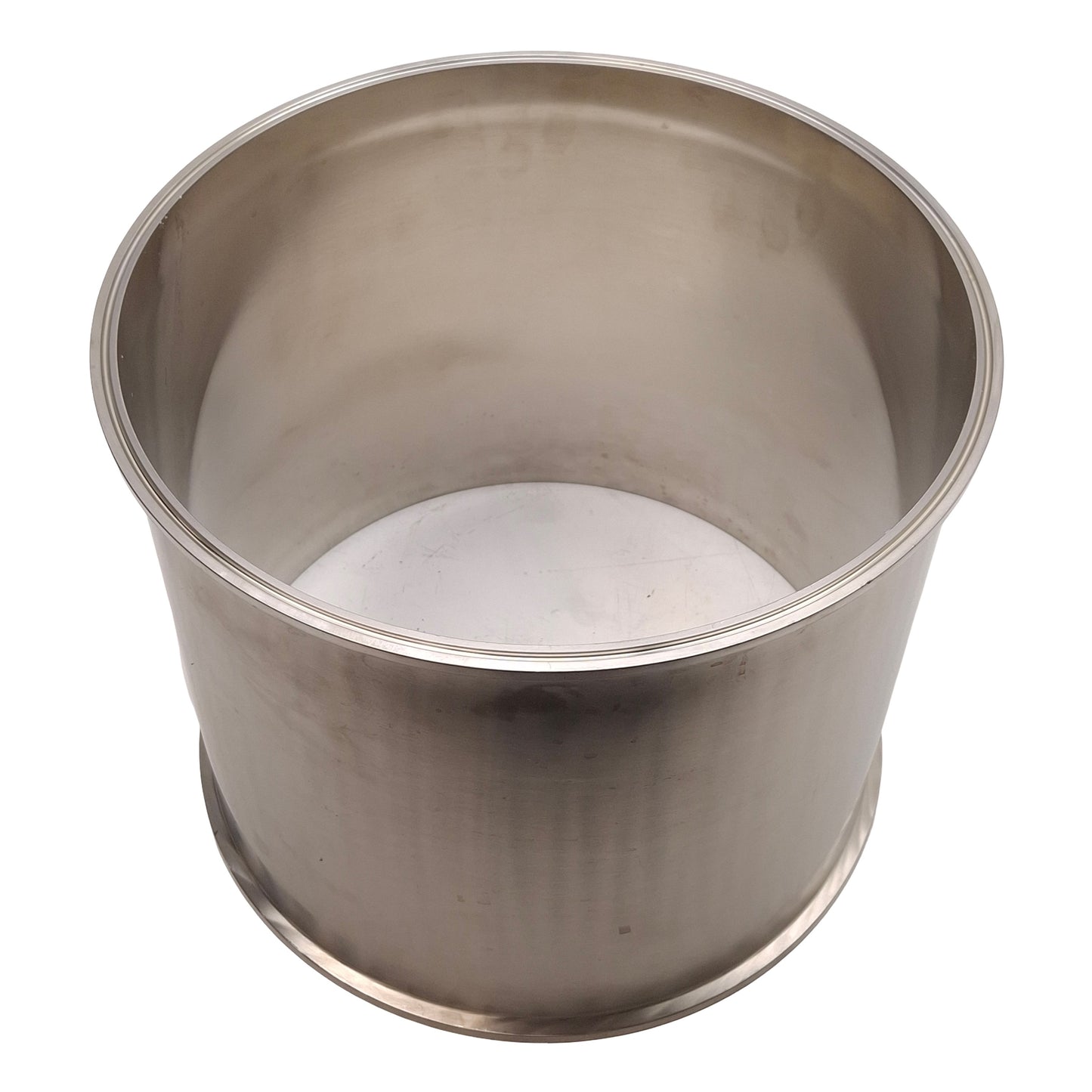 Used Glacier Tanks SP-G1200-010 SS304 Sanitary Spool, ø12in OD x 10in, 12in Tri-Clamp