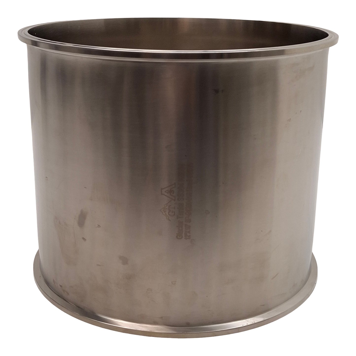 Used Glacier Tanks SP-G1200-010 SS304 Sanitary Spool, ø12in OD x 10in, 12in Tri-Clamp