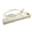 Used Tripp Lite TLM606HJ Surge Protection Power Strip, 6 Foot Cord, 15 AMP 120VAC