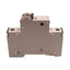 Used Siemens 5SY5104-7 Circuit Breaker, 1-Pole, 4A 230/400VAC, C-Curve, DIN Rail
