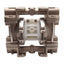 Used Wilden P.025 Pro-Flo Series Clamped Metal Pump, 5GPM, 125PSIG, 1/4in NPT