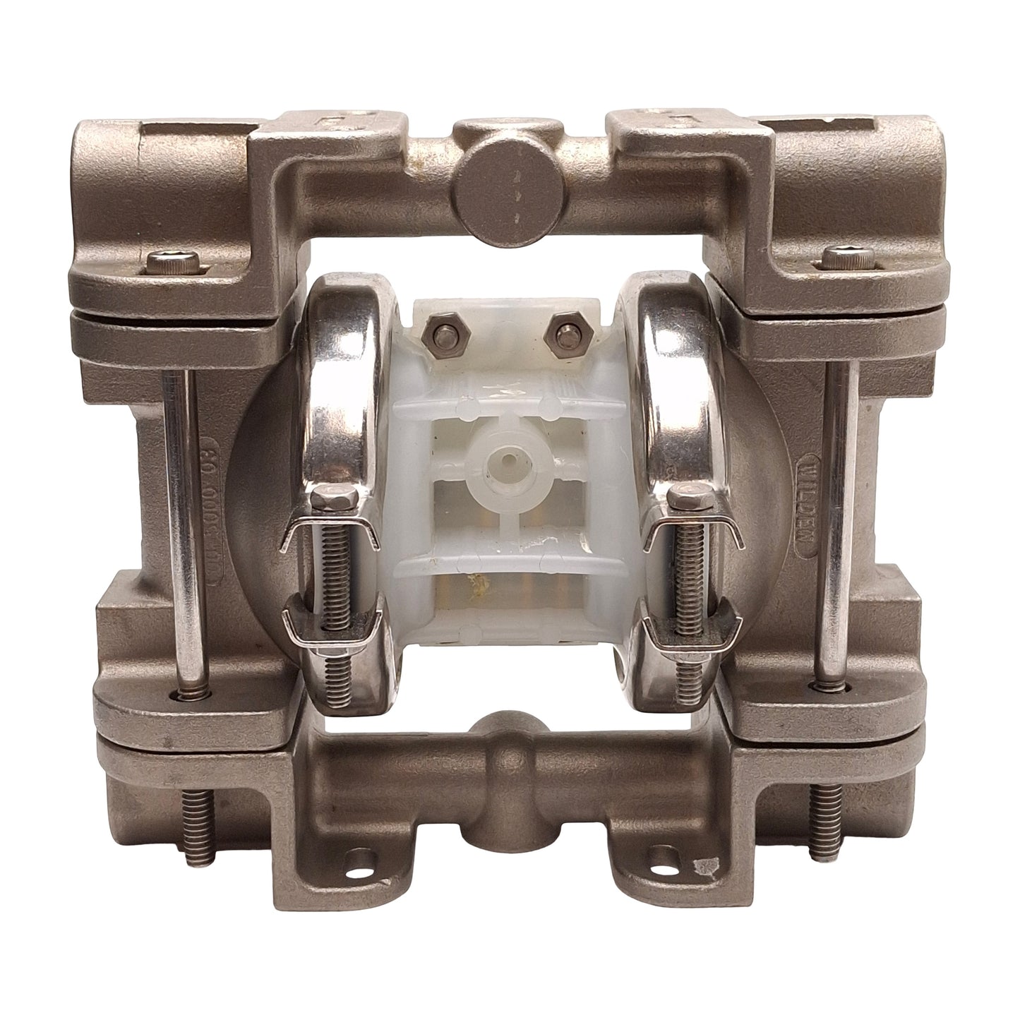 Used Wilden P.025 Pro-Flo Series Clamped Metal Pump, 5GPM, 125PSIG, 1/4in NPT
