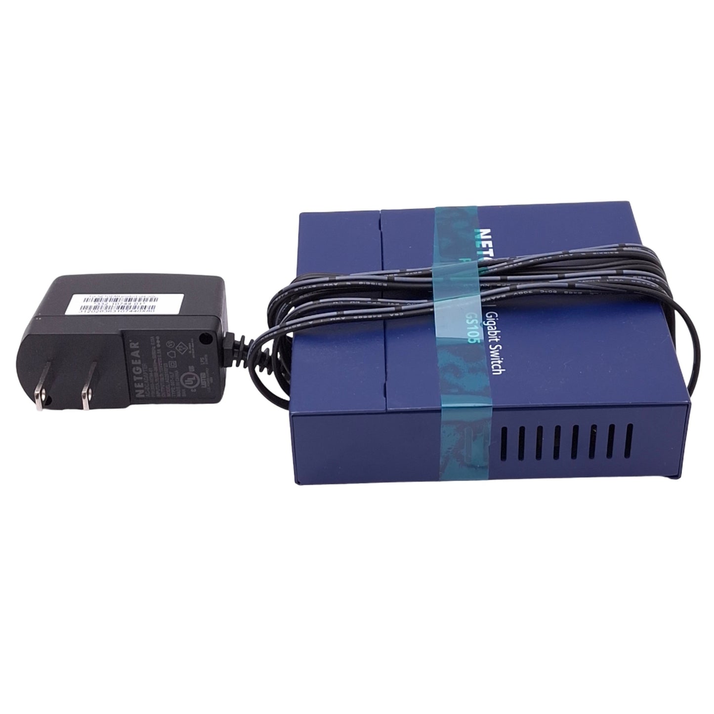 New Netgear GS105v5 ProSAFE Gigabit Switch, 5-Port RJ45 Ethernet, 12VDC 0.5A