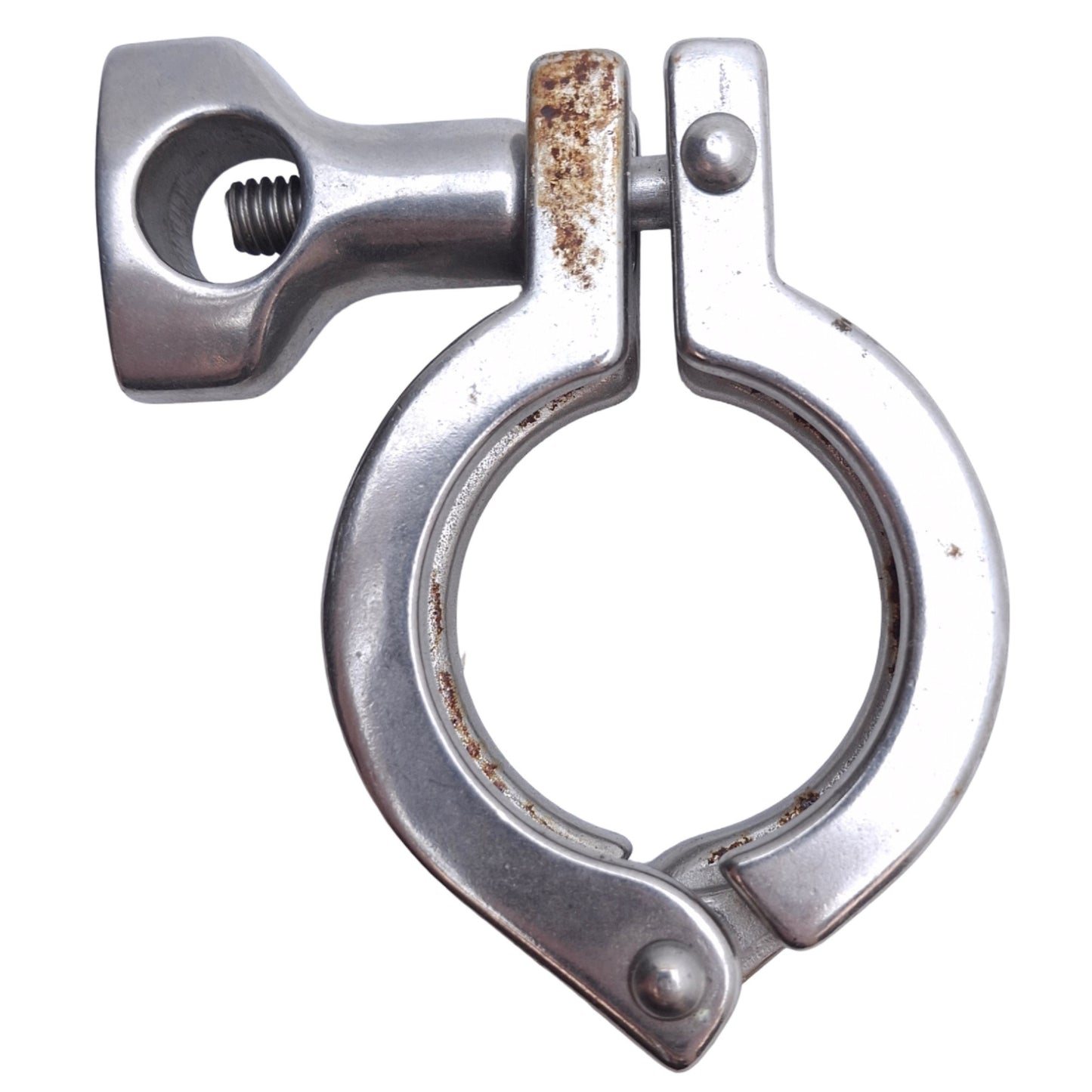 Used Lot of 4 3A Stainless Steel Tri-Clamp Sanitary Fitting, Size: 1-1/2in