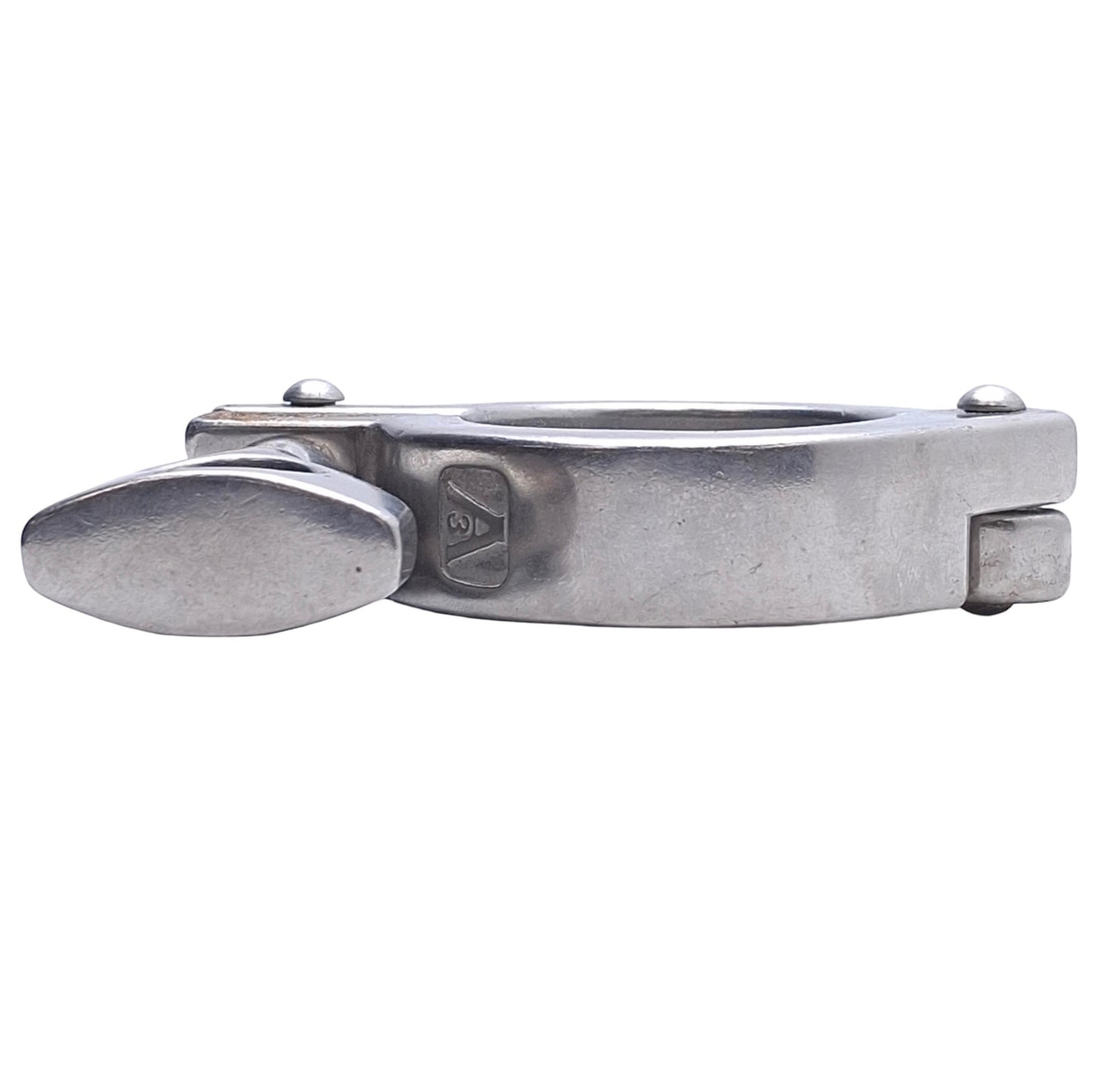 Used Lot of 4 3A Stainless Steel Tri-Clamp Sanitary Fitting, Size: 1-1/2in