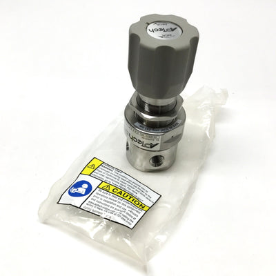 New – Open box APTech AK1030S 4PL 4 4 0 0 P Pressure Regulator 3500psi In, 60psi Out, SS 316L