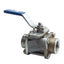 Used IMI PBM SPC-D5Q-B Three Piece Ball Valve, 3/4 Size, Ext Sch 40 Butt Weld