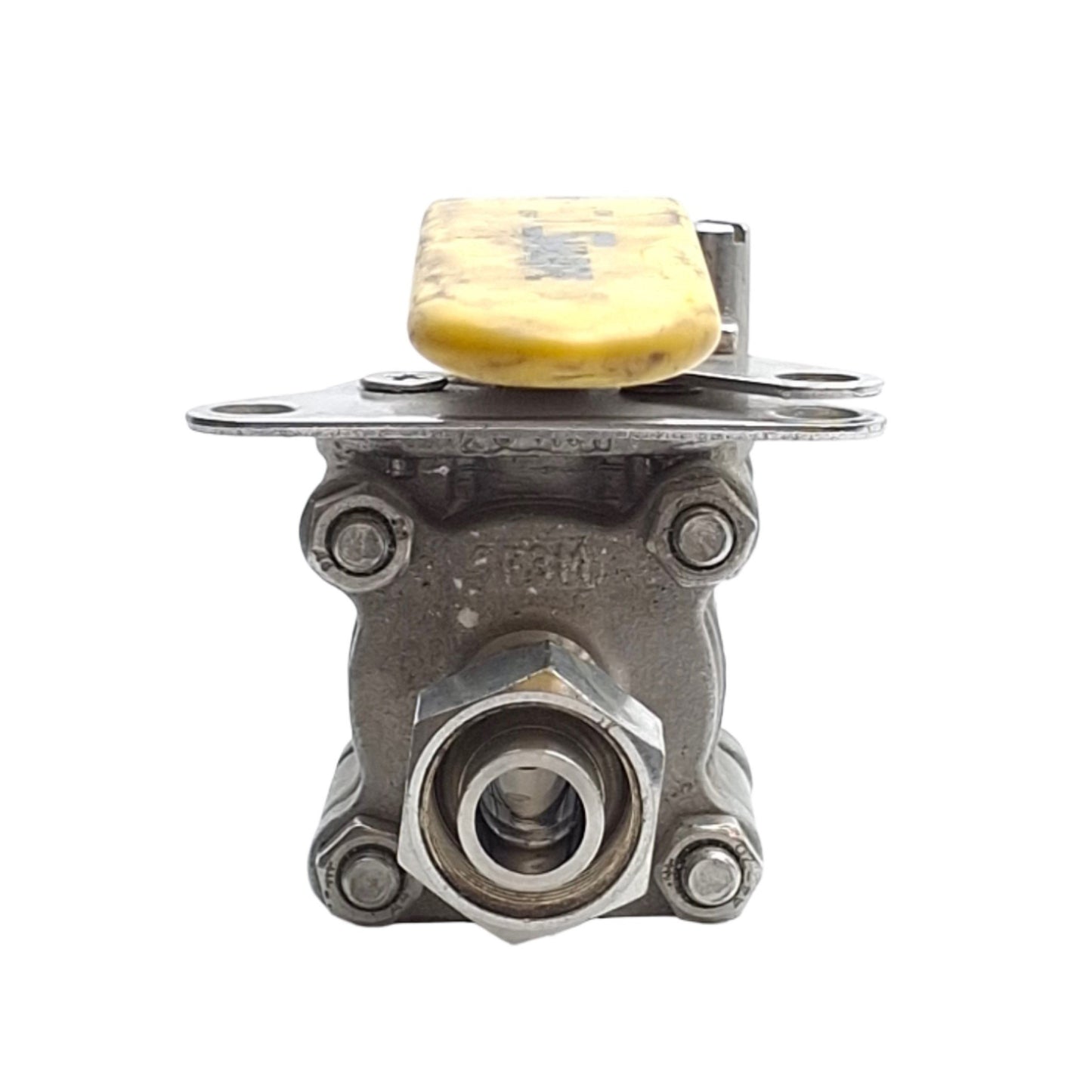 Used Sharpe 1/26666MMBTE Three Piece High Purity Ball Valve, 1/2in Parker Tube