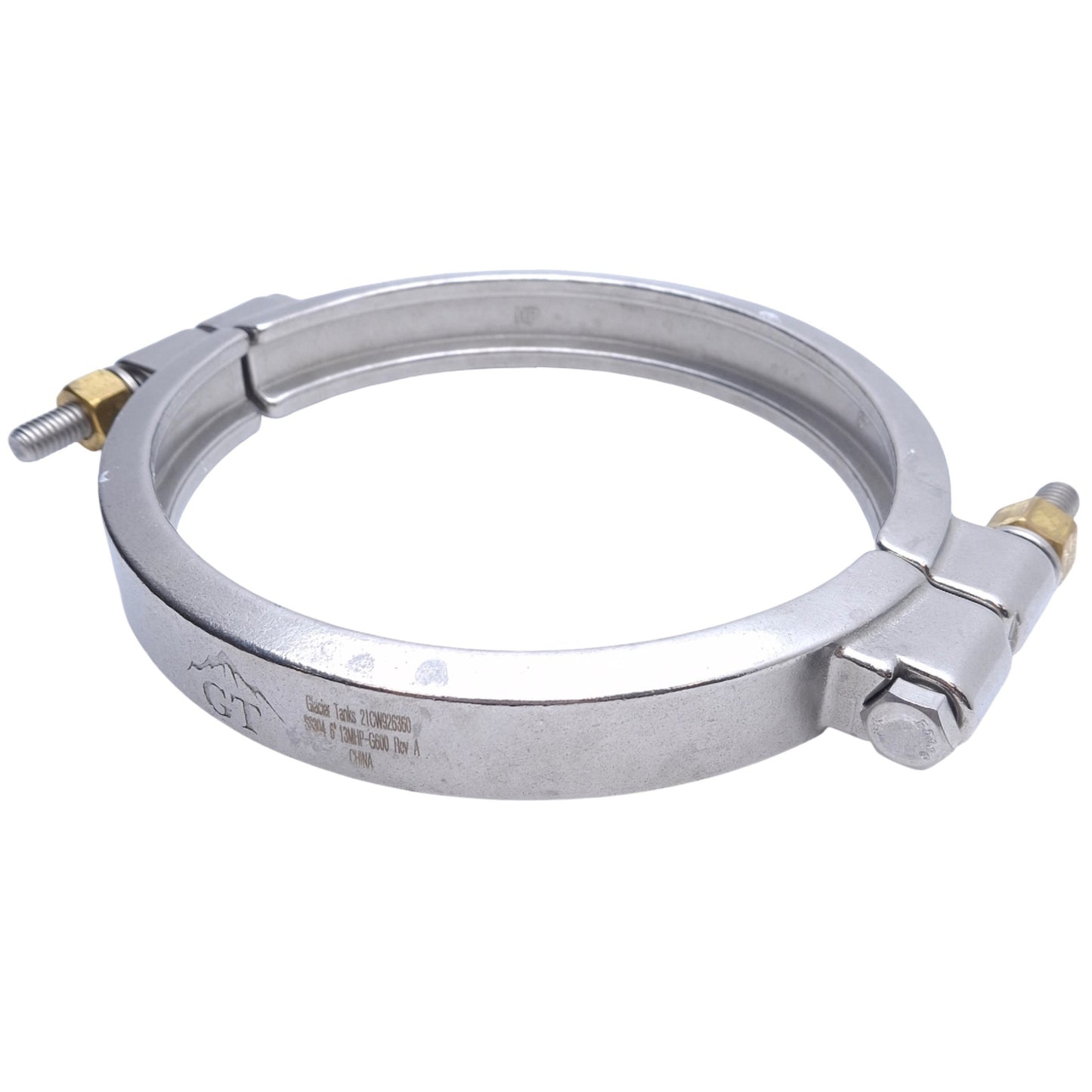 Used Glacier Tanks 13MHP-G600 Stainless Steel High Pressure Tri-Clamp 6in