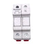 Used Eaton Bussmann CHCC2D Midget Fuse Holder, 2-Pole, Class CC, 600V 30A Max