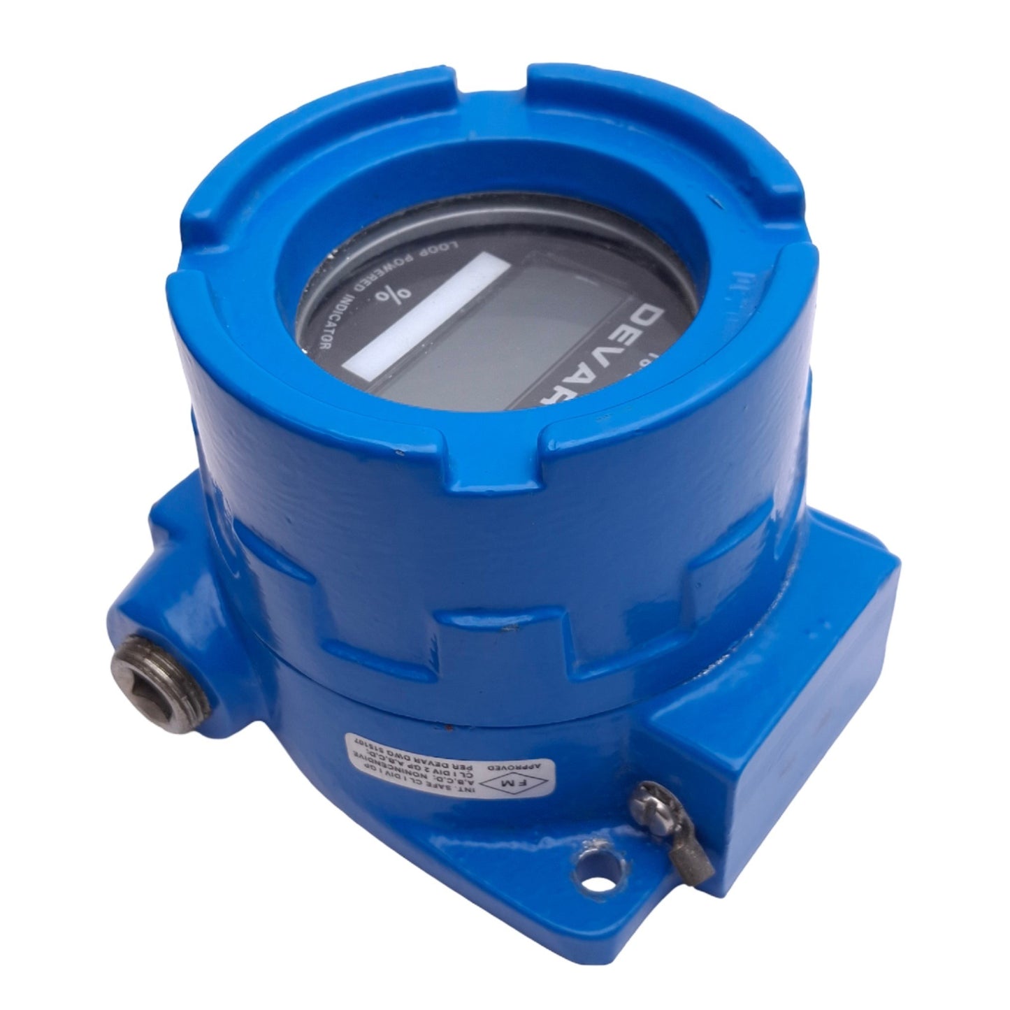 Used DEVAR 18-LPIX-WT Explosion Proof Indicator, 3-1/2 Digit, 4-20mA In, 1/2in NPT