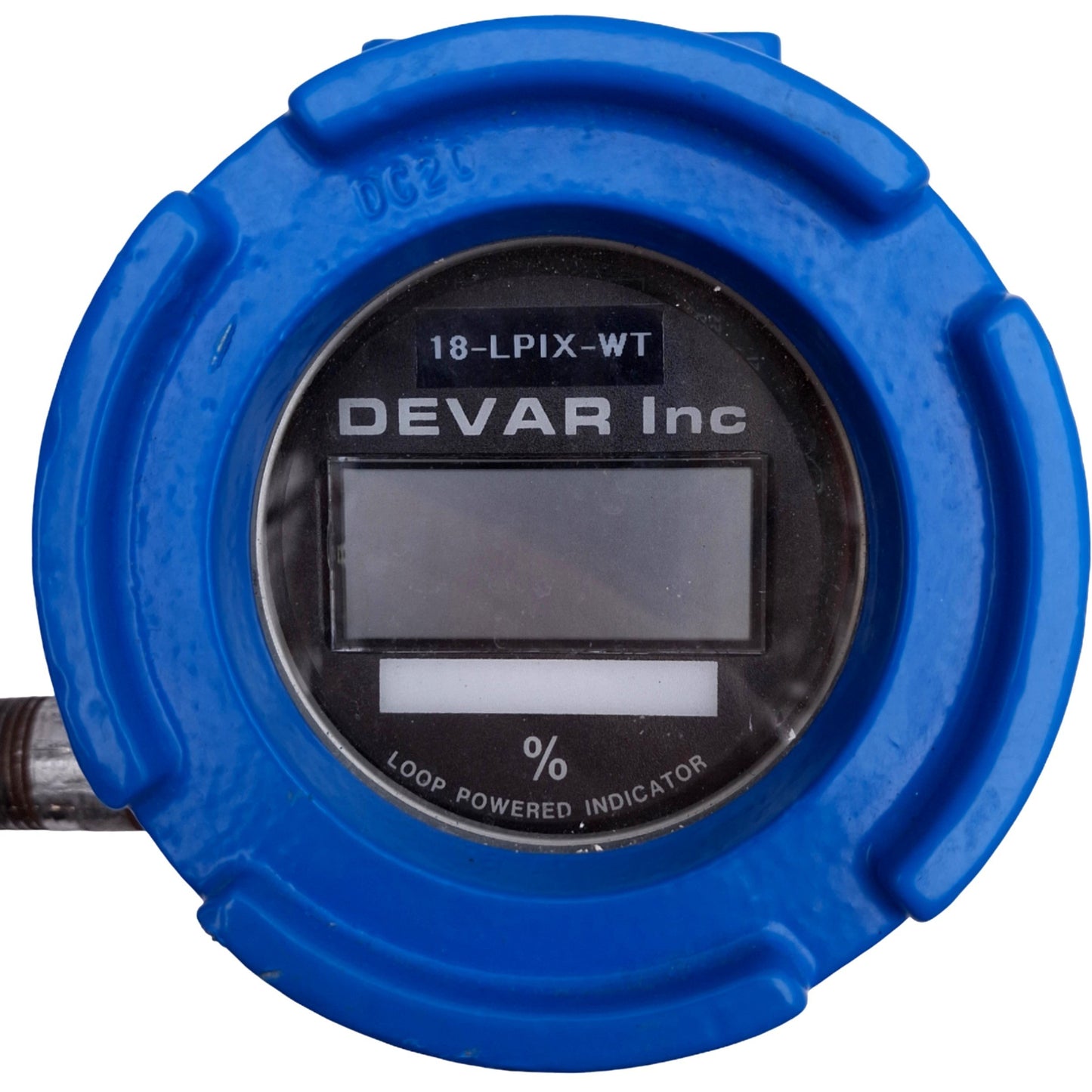 Used DEVAR 18-LPIX-WT Explosion Proof Indicator, 3-1/2 Digit, 4-20mA In, 1/2in NPT