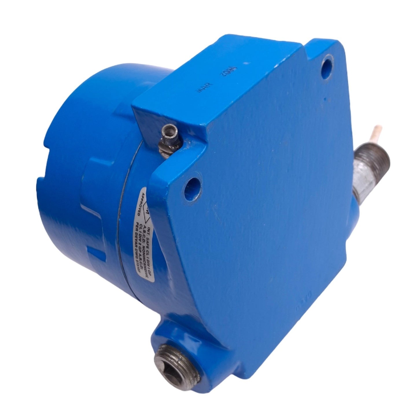 Used DEVAR 18-LPIX-WT Explosion Proof Indicator, 3-1/2 Digit, 4-20mA In, 1/2in NPT