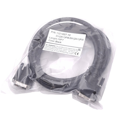 New Qualtek 1321027-10 Dual Link Video Cable, DVI-D (24+1) Male, 10ft Length