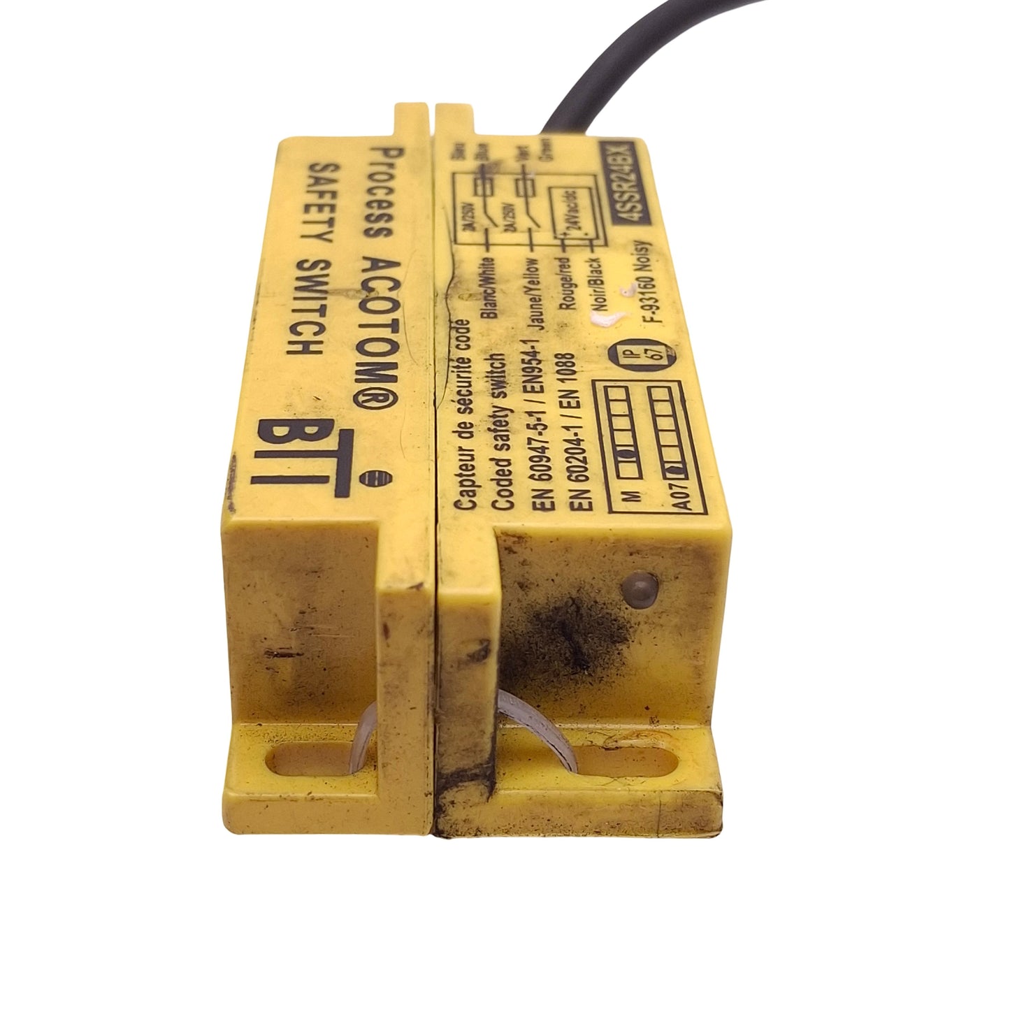 Used Comitronic-BTI 4SSR24BX Solid-State Safety Switch, 2NO, 24VAC/DC 45mA, 8mm Range