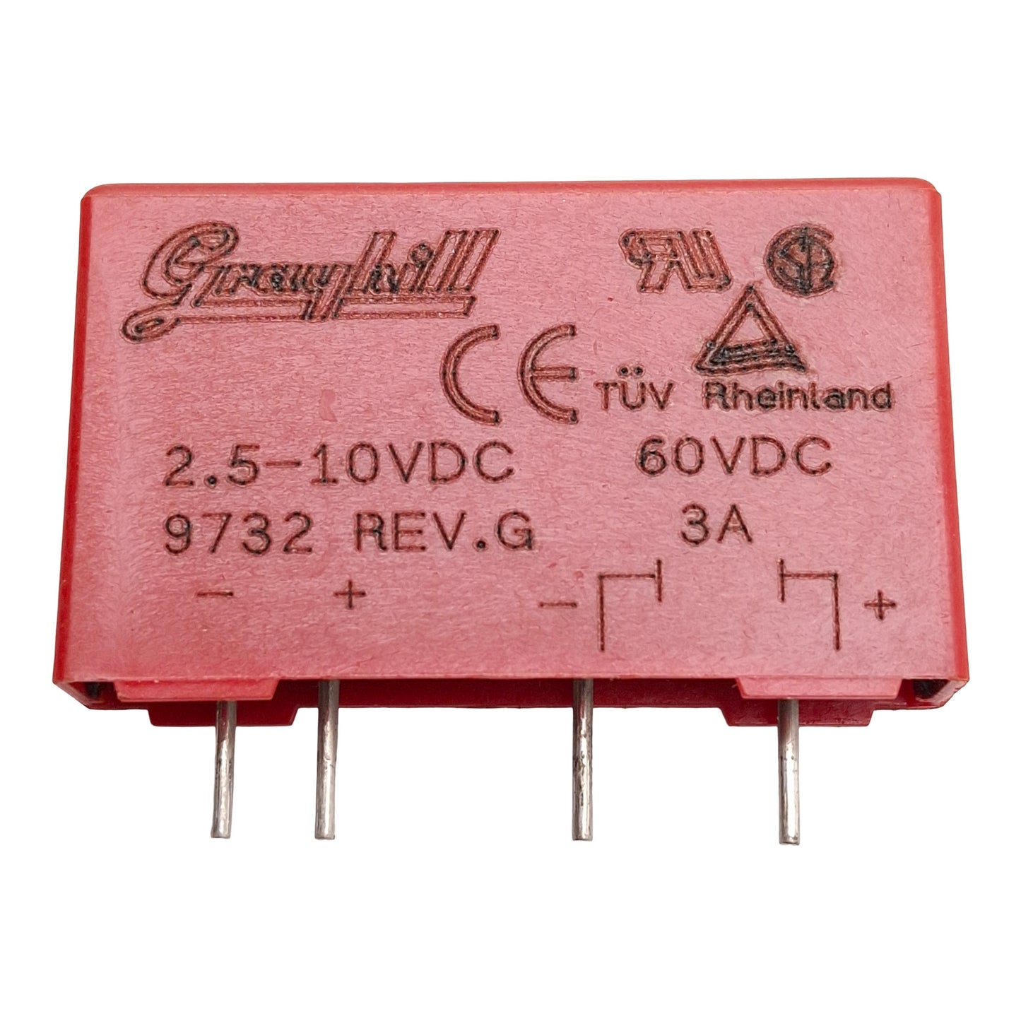 Used Lot of 10 Grayhill 70M-ODC5 DC Output Relay Module, 2.5-10VDC IN, 60VDC 3A OUT