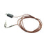 Used Watlow 20CJTUF104D Thermocouple, ø1/8in 90° Sheath w/ Epoxy 104in Lead, Type J