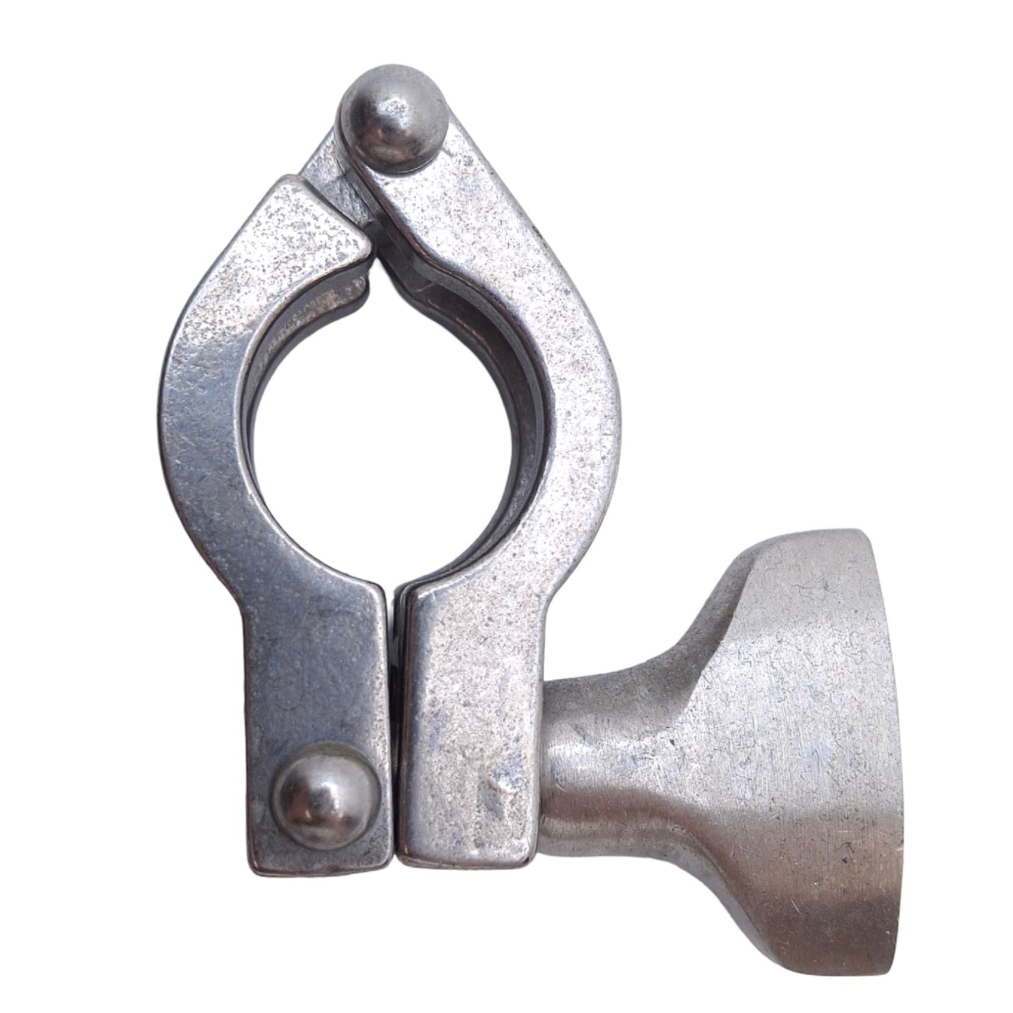 Used Lot of 6 Tri-Clover Stainless Steel Tri-Clamp Sanitary Fitting Size: 3/4"