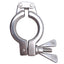 Used Lot of 4 AclHygienic Stainless Steel Hinged Tri-Clamp Sanitary Fitting 1-1/2in