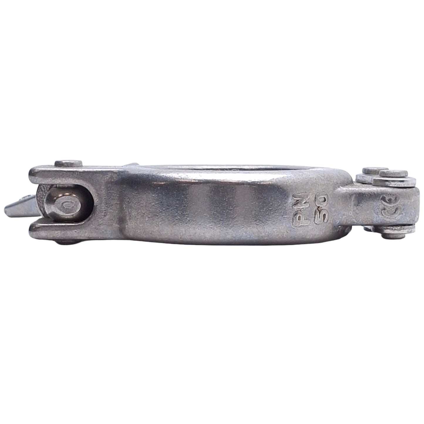 Used Lot of 4 AclHygienic Stainless Steel Hinged Tri-Clamp Sanitary Fitting 1-1/2in