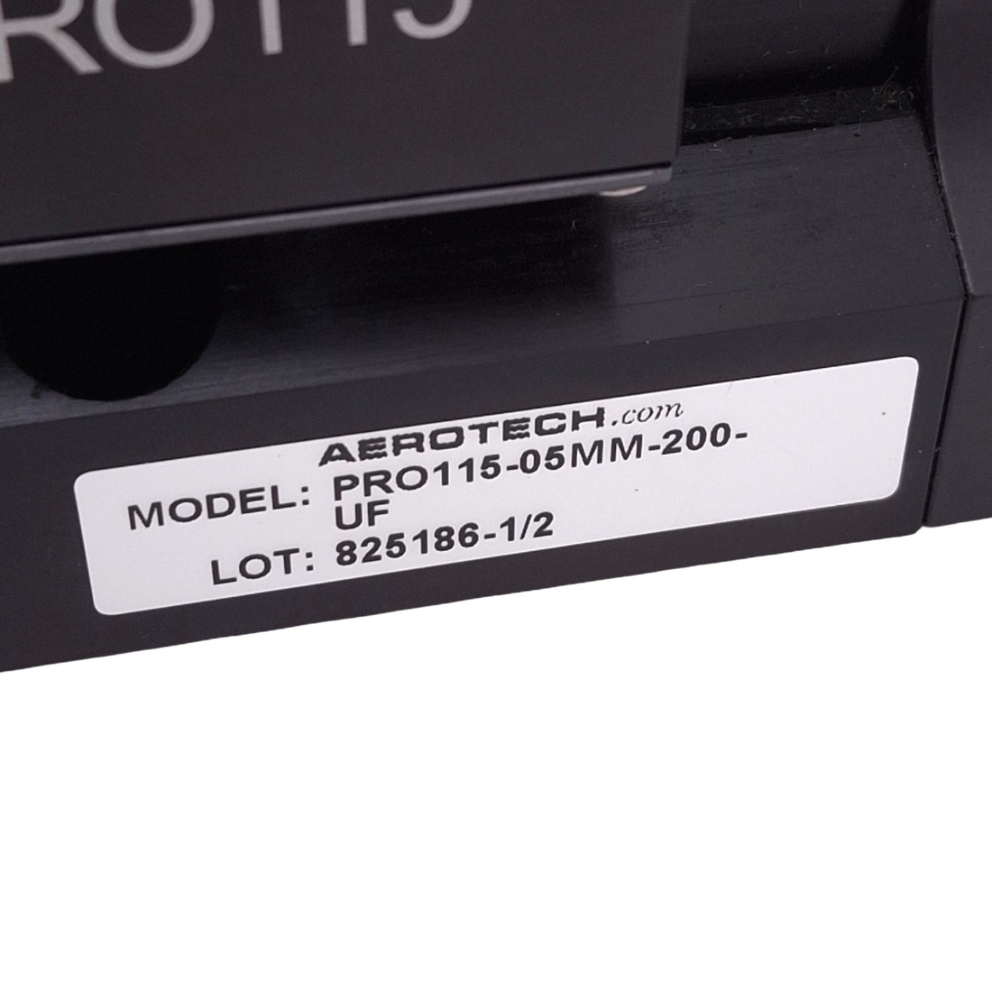 Used Aerotech PRO115-05MM-200-NOTT-5V-NC-NM-0-NONE-NOPLOTS Ball-Screw Linear Stage