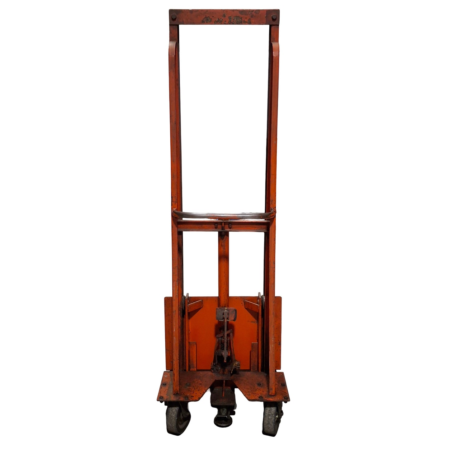 Used Wesco Economy Hydraulic Worklifter Platform Stacker, Manual, 24" x 24" PF, 78" H