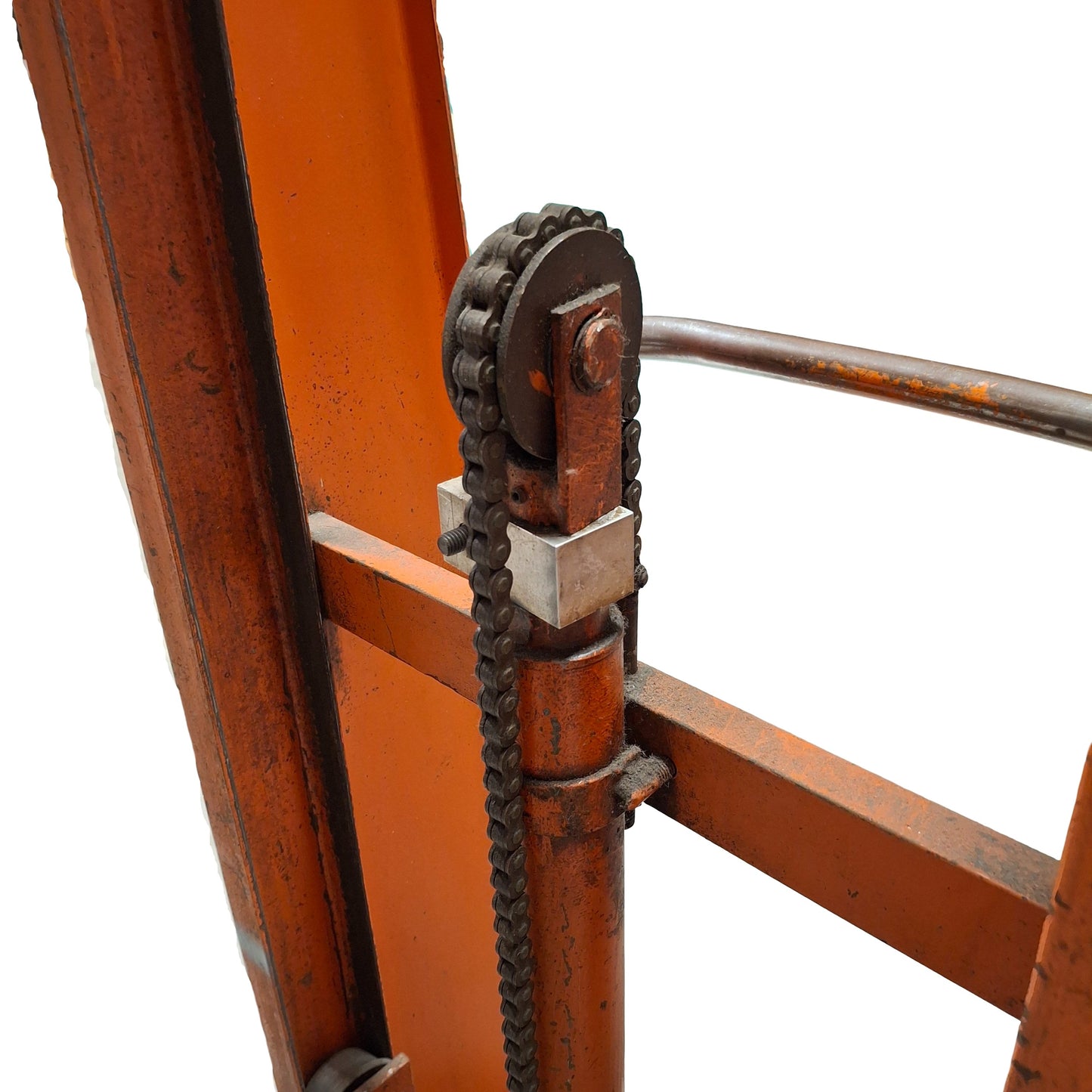 Used Wesco Economy Hydraulic Worklifter Platform Stacker, Manual, 24" x 24" PF, 78" H