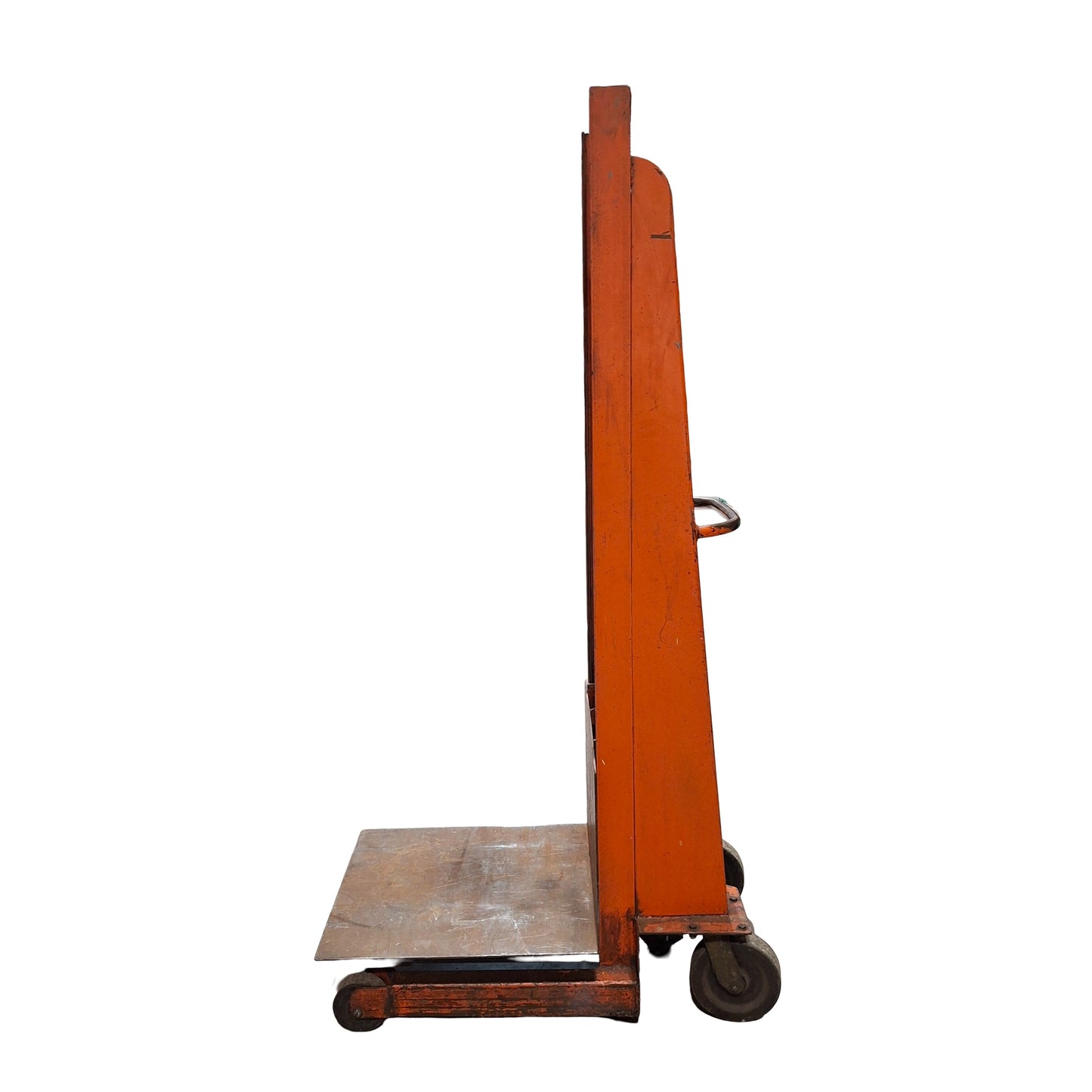Used Wesco Economy Hydraulic Worklifter Platform Stacker, Manual, 24" x 24" PF, 78" H