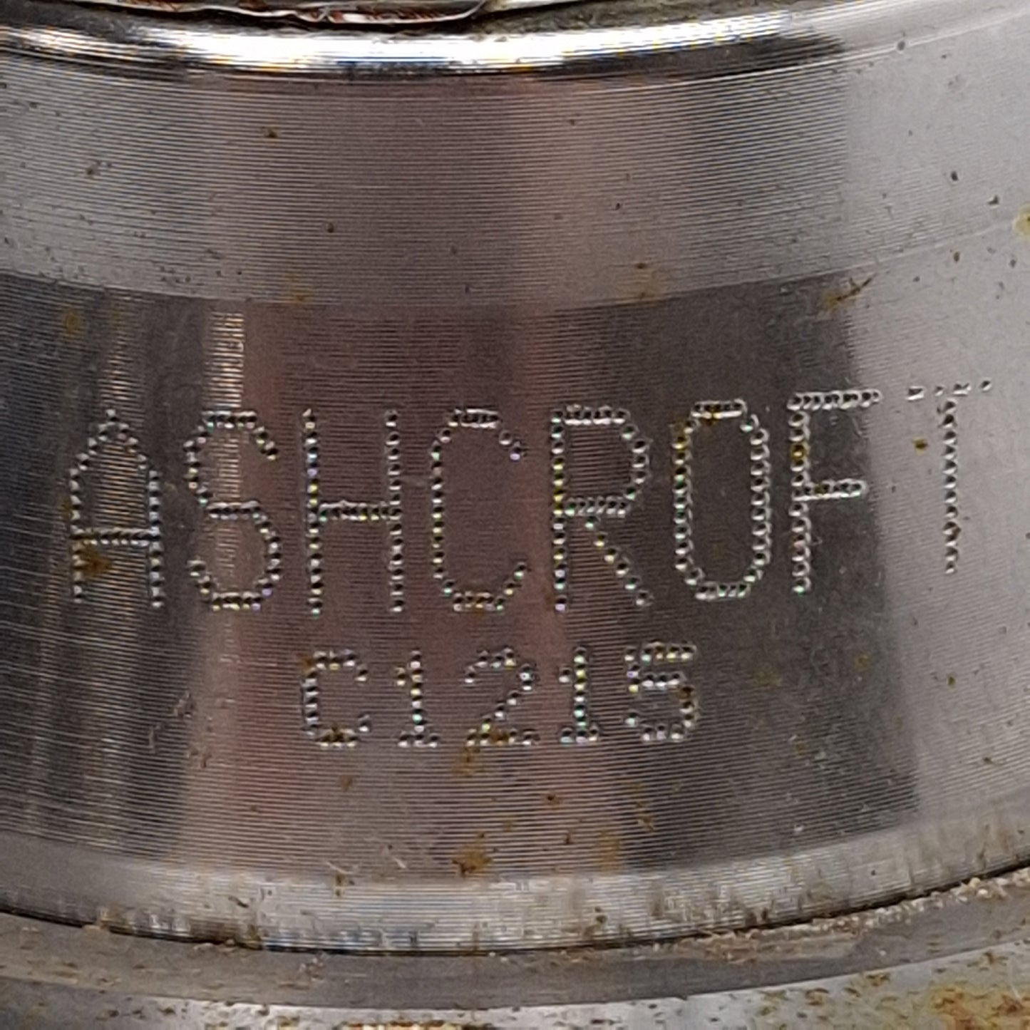 Used Ashcroft C1215 Diaphragm Seal Pressure Gauge, ø5in Face, 0-30PSI, ø2.5in Flange