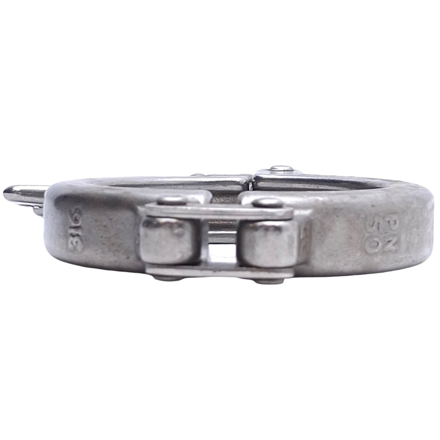 Used Lot of 4 AclHygienic Stainless Steel Hinged Tri-Clamp Sanitary Fitting 2-1/2in